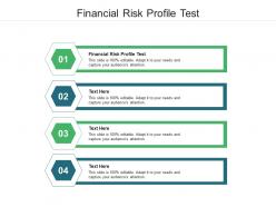 Financial risk profile test ppt powerpoint presentation infographic template graphics cpb