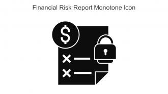 Financial Risk Report Monotone Icon In Powerpoint Pptx Png And Editable Eps Format
