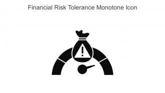 Financial Risk Tolerance Monotone Icon In Powerpoint Pptx Png And Editable Eps Format
