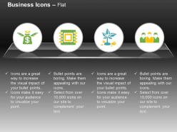 Financial saving microchip growth team ppt icons graphic