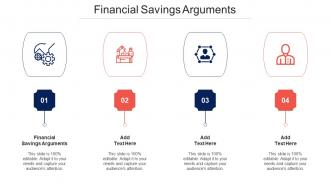 Financial Savings Arguments Ppt Powerpoint Presentation Professional Icon Cpb