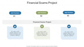 Financial Scams Project In Powerpoint And Google Slides Cpb