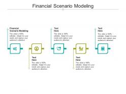 Financial scenario modeling ppt powerpoint presentation gallery templates cpb