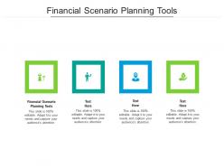 Financial scenario planning tools ppt powerpoint presentation ideas maker cpb