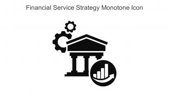 Financial Service Strategy Monotone Icon In Powerpoint Pptx Png And Editable Eps Format