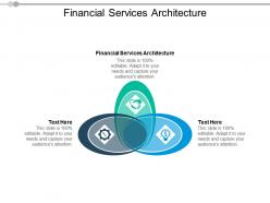 Financial services architecture ppt powerpoint presentation visual aids slides cpb