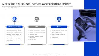 Financial services communications strategy PowerPoint PPT Template Bundles Images Best