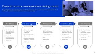 Financial services communications strategy PowerPoint PPT Template Bundles Unique Best