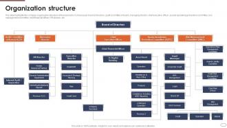 Financial Services Company Profile Organization Structure Ppt Styles Aids