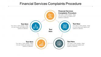 Financial services complaints procedure ppt powerpoint presentation file graphic tips cpb