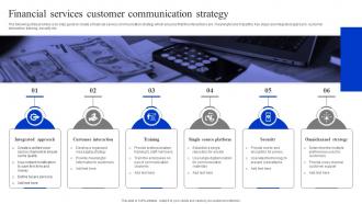 Financial Services Customer Communication Strategy