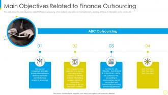 Financial services for small businesses and startups main objectives related to finance outsourcing