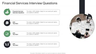 Financial Services Interview Questions In Powerpoint And Google Slides Cpb