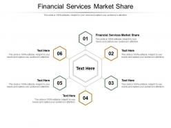Financial services market share ppt powerpoint presentation infographics infographic template cpb