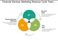 Financial services marketing revenue cycle team project management cpb