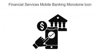 Financial Services Mobile Banking Monotone Icon In Powerpoint Pptx Png And Editable Eps Format