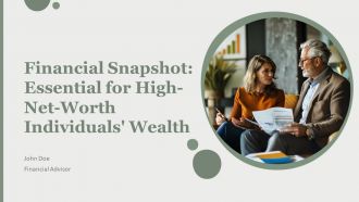 Financial Snapshot Essential For High Net Worth Individuals Wealth PPT Sample AT Financial Snapshot Essential For High Net Worth Individuals Wealth PPT Sample AT