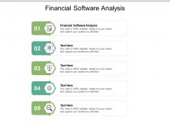 Financial software analysis ppt powerpoint presentation outline slideshow cpb