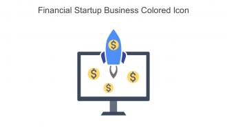 Financial Startup Business Colored Icon In Powerpoint Pptx Png And Editable Eps Format