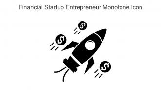 Financial Startup Entrepreneur Monotone Icon In Powerpoint Pptx Png And Editable Eps Format