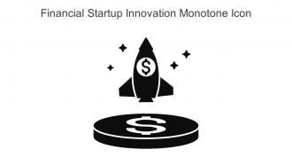 Financial Startup Innovation Monotone Icon In Powerpoint Pptx Png And Editable Eps Format