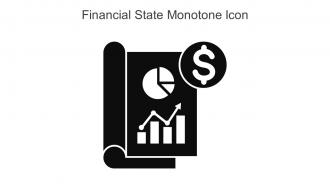 Financial State Monotone Icon In Powerpoint Pptx Png And Editable Eps Format