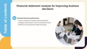 Financial Statement Analysis For Improving Business Decisions Fin CD Template Multipurpose