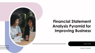 Financial Statement Analysis Pyramid For Improving Business PPT Outline AT