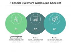 Financial statement disclosures checklist ppt powerpoint presentation outline cpb