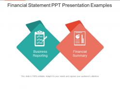 Financial statement ppt presentation examples