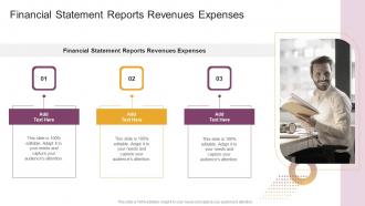 Financial Statement Reports Revenues Expenses In Powerpoint And Google Slides Cpb