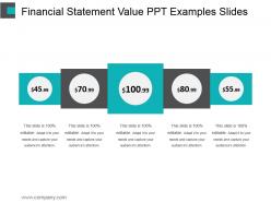 Financial statement value ppt examples slides