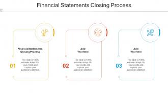 Financial Statements Closing Process Ppt Powerpoint Presentation Slides Show Cpb