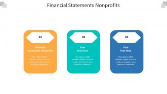 Financial statements nonprofits ppt powerpoint presentation pictures vector cpb
