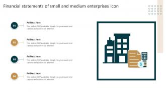Financial Statements Of Small And Medium Enterprises Icon