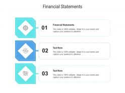 Financial statements ppt powerpoint presentation ideas display cpb