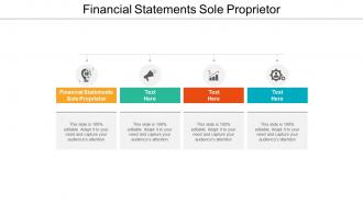 Financial statements sole proprietor ppt powerpoint presentation infographics graphics example cpb