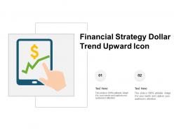 Financial Strategy Dollar Trend Upward Icon