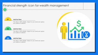 Financial Strength Icon For Wealth Management