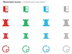 Financial success door business target achievement analysis ppt icons graphics