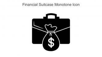 Financial Suitcase Monotone Icon In Powerpoint Pptx Png And Editable Eps Format