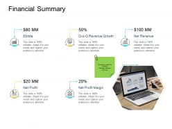 Financial summary company management ppt rules