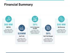 Financial Summary Currency Ppt Powerpoint Presentation File Elements