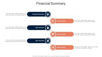 Financial Summary In Powerpoint And Google Slides Cpb