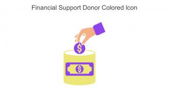 Financial Support Donor Colored Icon In Powerpoint Pptx Png And Editable Eps Format