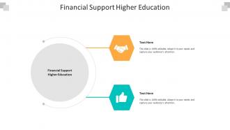 Financial support higher education ppt powerpoint presentation professional design cpb