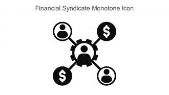 Financial Syndicate Monotone Icon In Powerpoint Pptx Png And Editable Eps Format