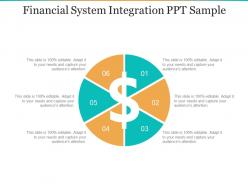 Financial system integration ppt sample