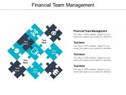 Financial team management ppt powerpoint presentation file example cpb