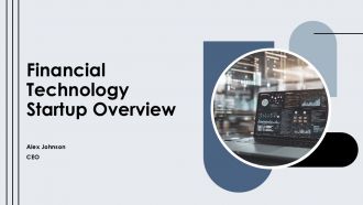 Financial Technology Startup Overview PPT Example ST AI